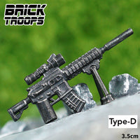 Custom Molded Weapon - M4 Carbine Battle Damaged Series