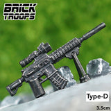 Custom Molded Weapon - M4 Carbine Battle Damaged Series