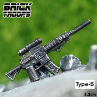 Custom Molded Weapon - M4 Carbine Battle Damaged Series