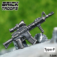 Custom Molded Weapon - M4 Carbine Battle Damaged Series