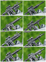 Custom Molded Weapon - M4 Carbine Battle Damaged Series