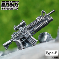 Custom Molded Weapon - M4 Carbine Battle Damaged Series